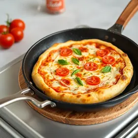 pizza na frigideira