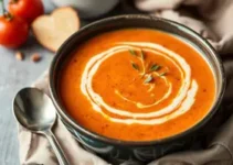 sopa cremosa de tomate