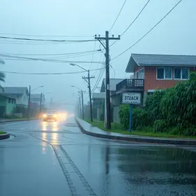 chuva forte ventos Varginha