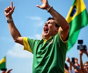 Flávio Bolsonaro em São José da Varginha